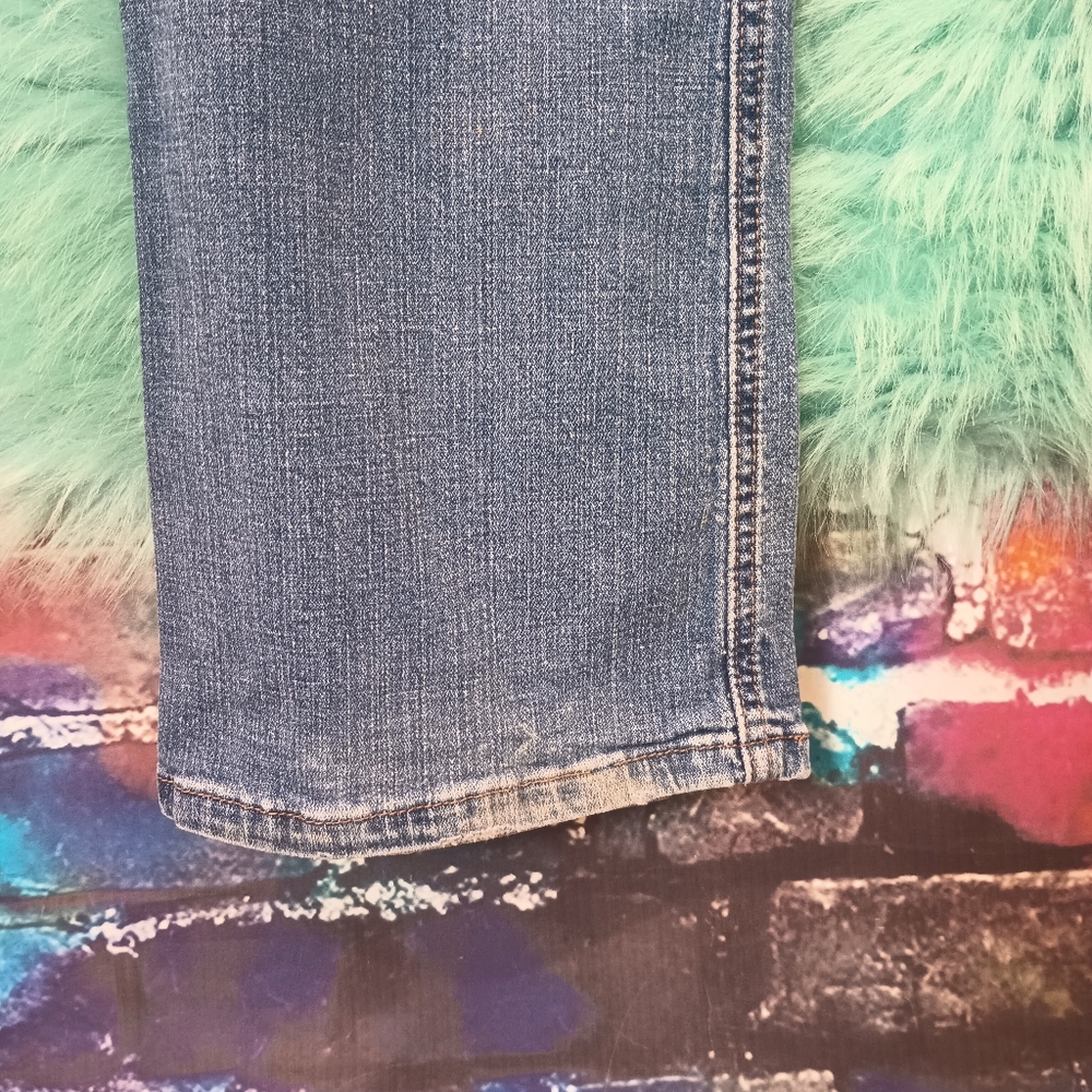 Levi's Blue Slender Bootcut 526 Jean Size 10 M - Picture 14 of 16